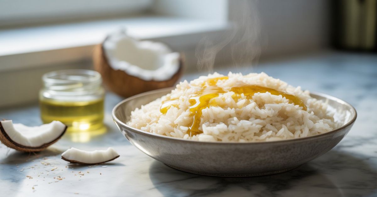 Coconut Oil Rice: Healthier & Lower-Calorie Hack
