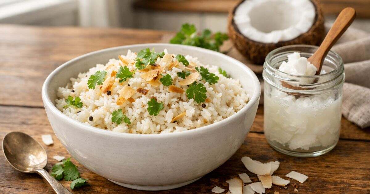 Coconut Oil Rice: Healthier & Lower-Calorie Hack