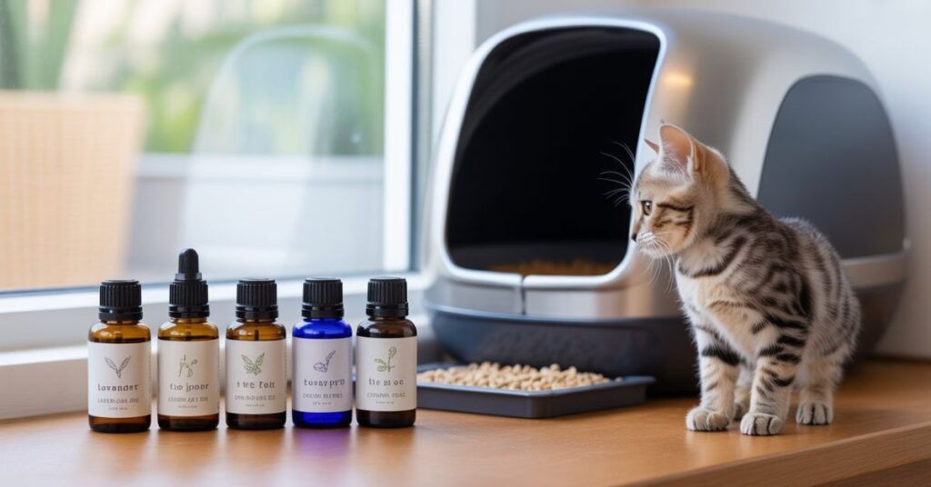 What Essential Oil Scent Covers Up Cat Litter Smell