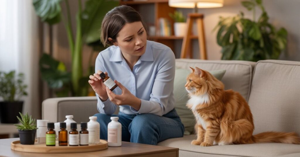 What Essential Oil Scent Covers Up Cat Litter Smell