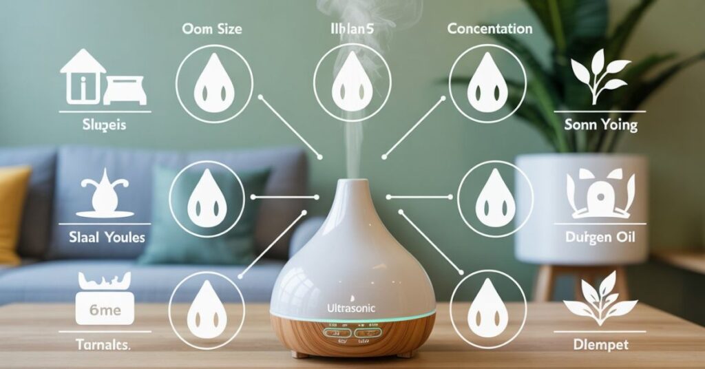 How Many Drops of Essential Oil in Diffuser