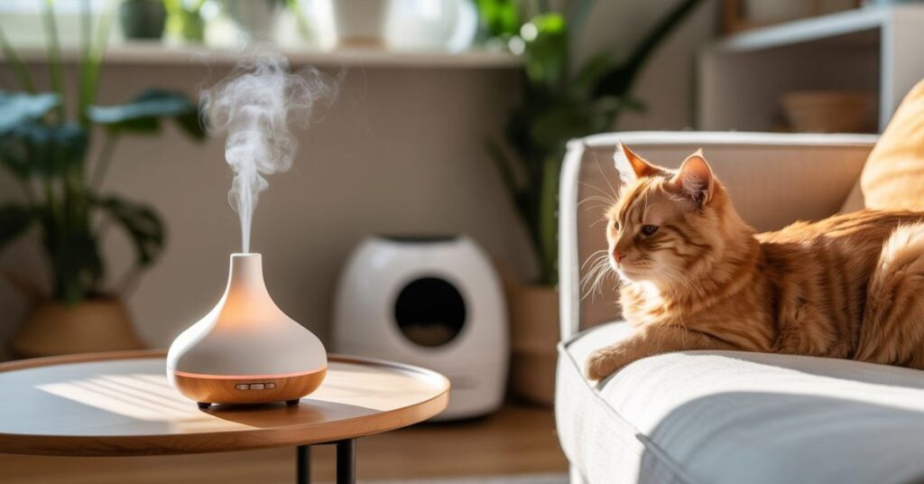 What Essential Oil Scent Covers Up Cat Litter Smell