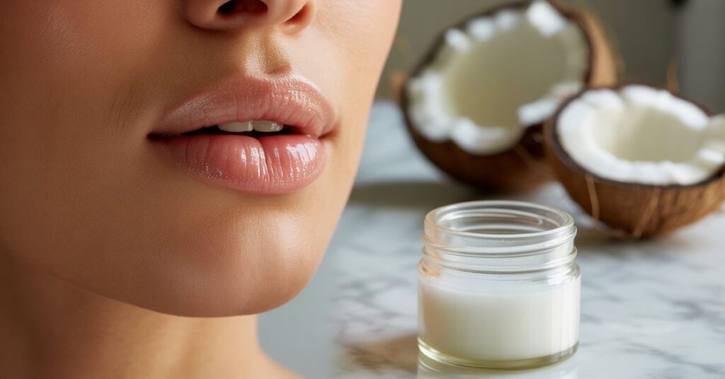 Coconut Oil for Lips