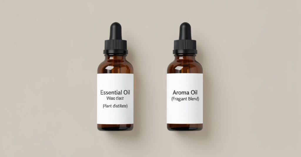 Essential Oil vs Aroma Oil