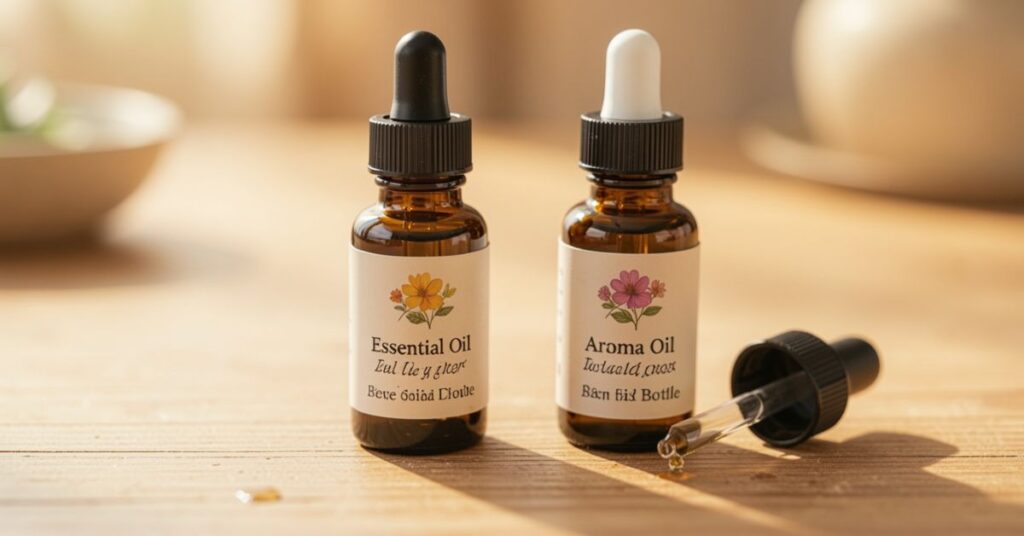 Essential Oil vs Aroma Oil