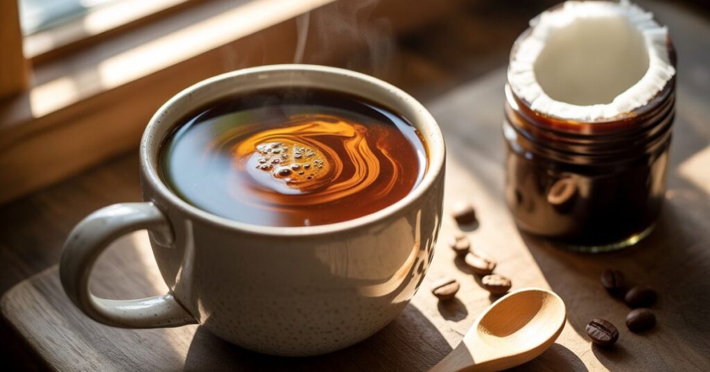 Coconut Oil in Coffee