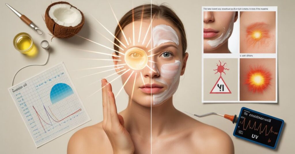 Coconut Oil as Sunscreen