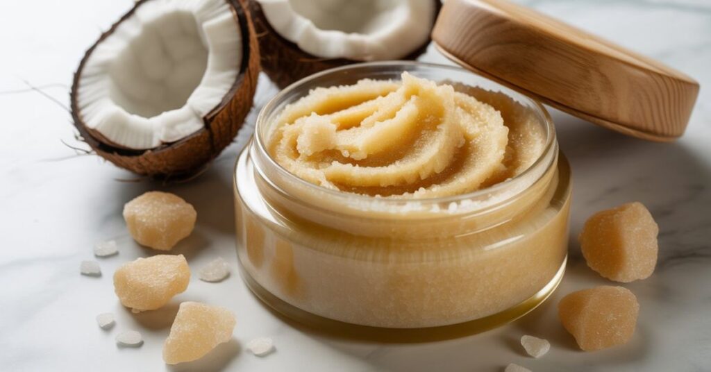 Coconut Oil Sugar Scrub