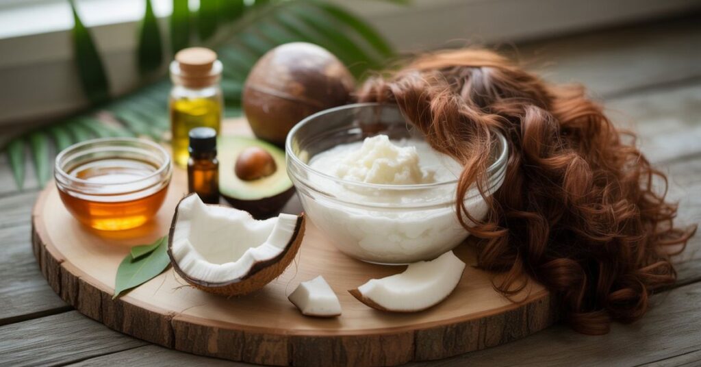 Coconut Oil for Curly Hair