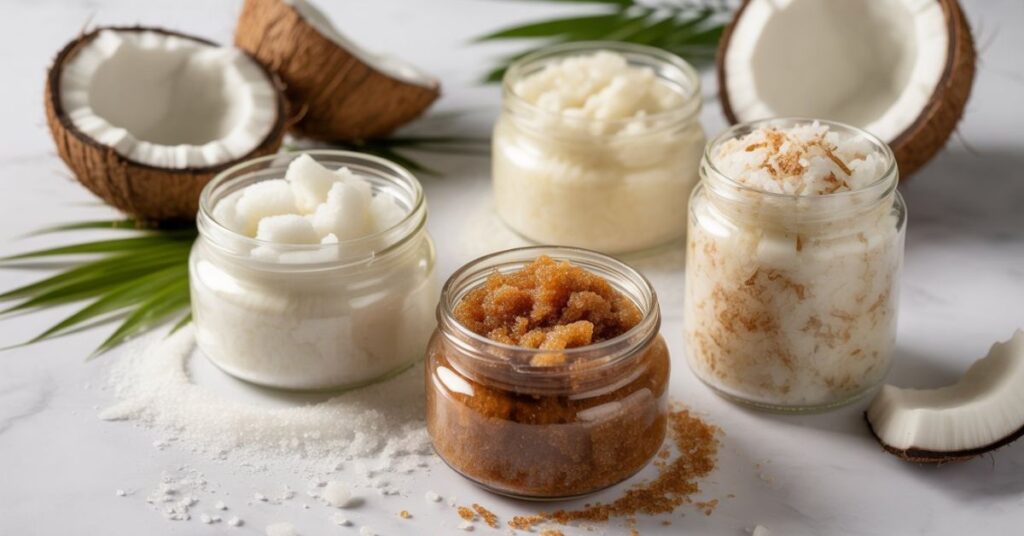 Coconut Oil Sugar Scrub