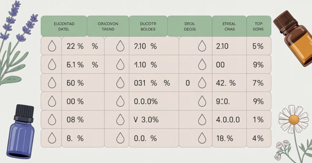 Essential Oil Dilution Chart