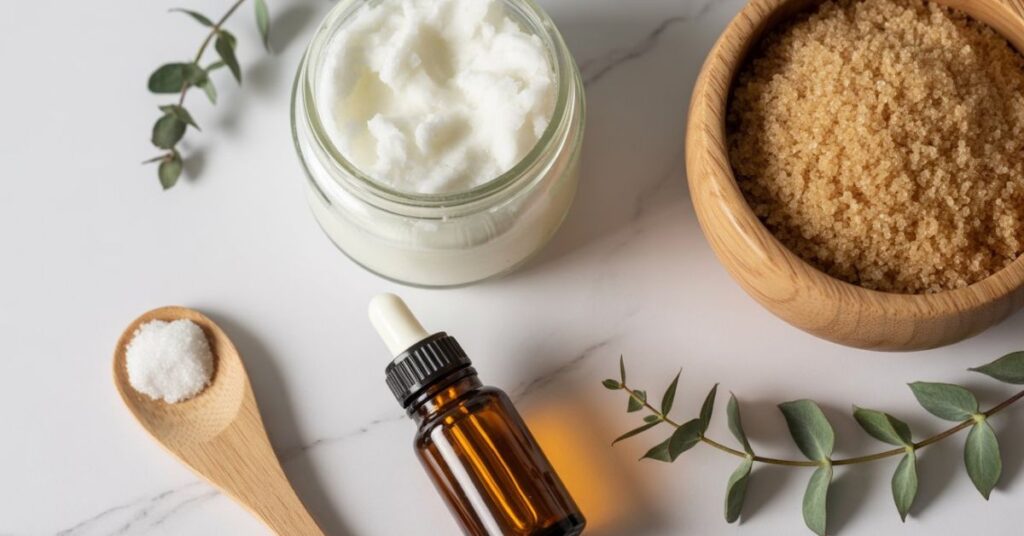 Coconut Oil Sugar Scrub