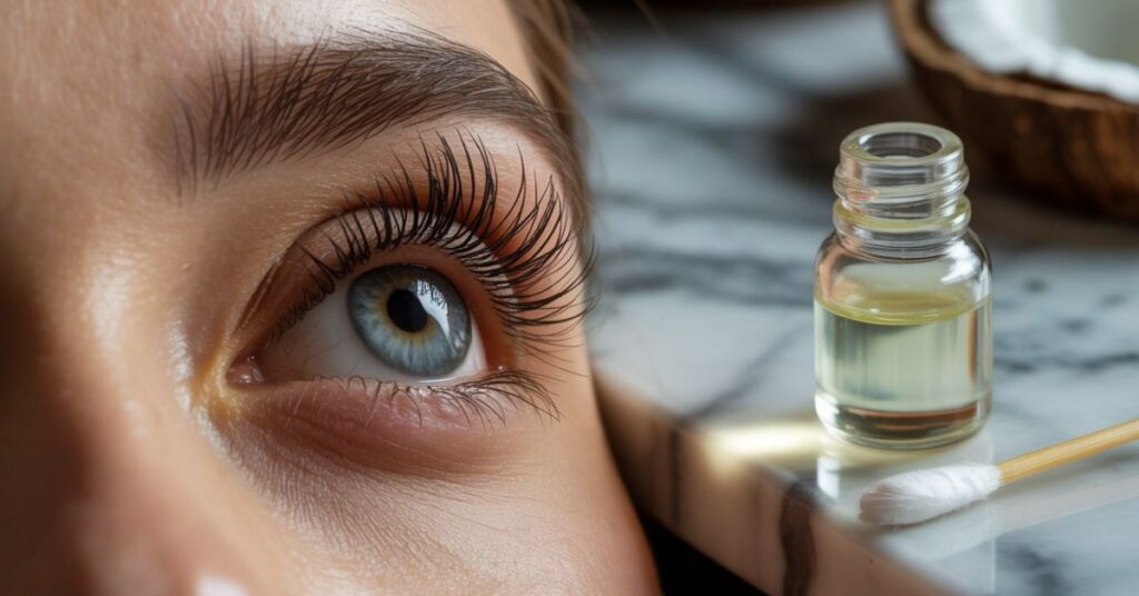 Coconut Oil for Eyelashes