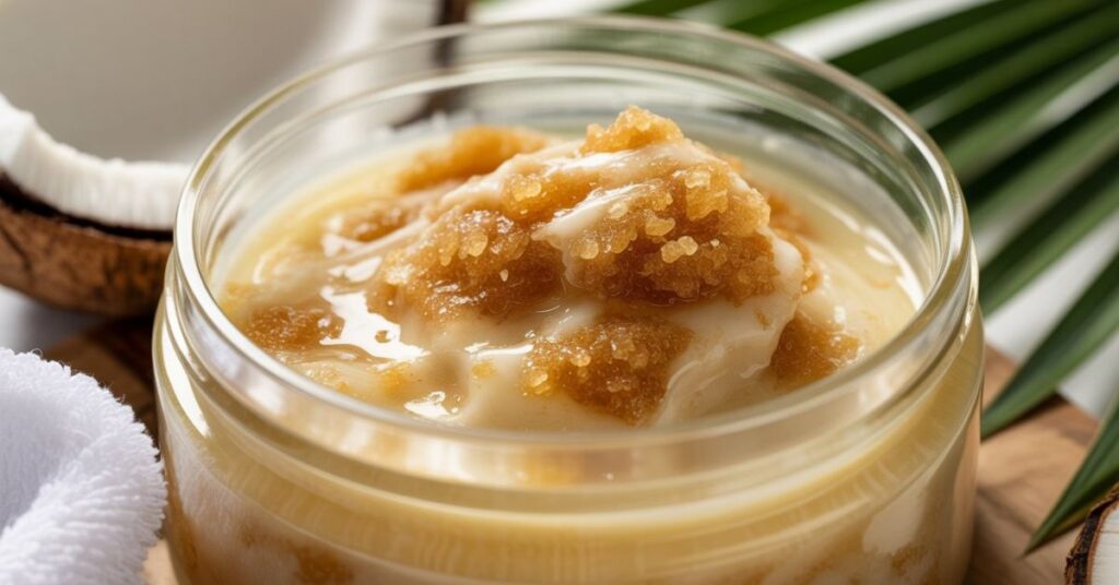 Coconut Oil Sugar Scrub