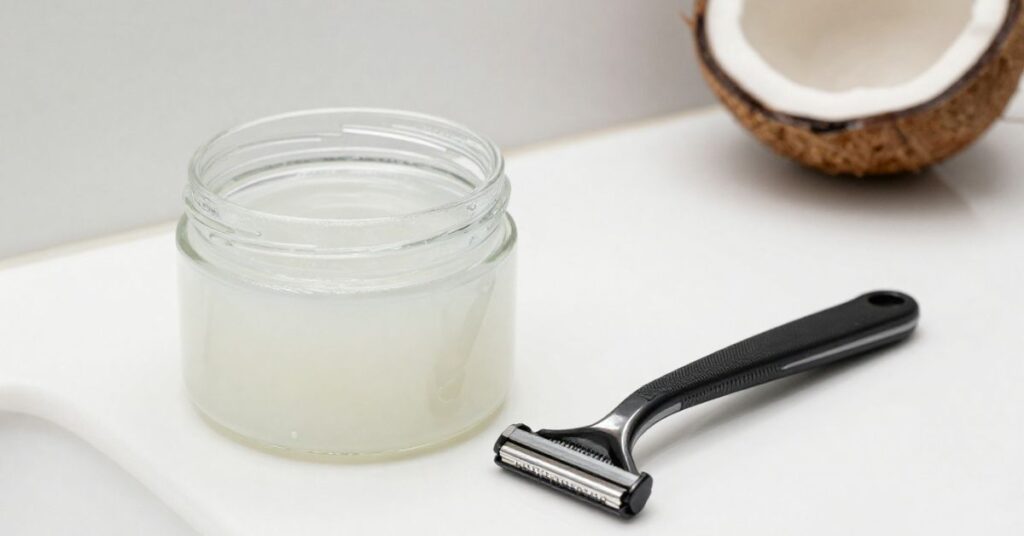 Shaving With Coconut Oil