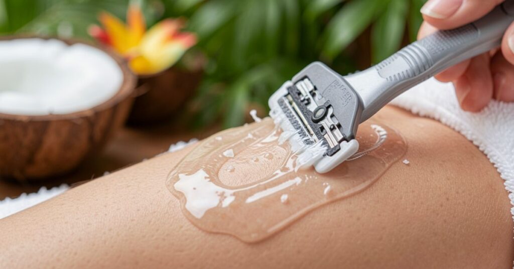 Shaving With Coconut Oil