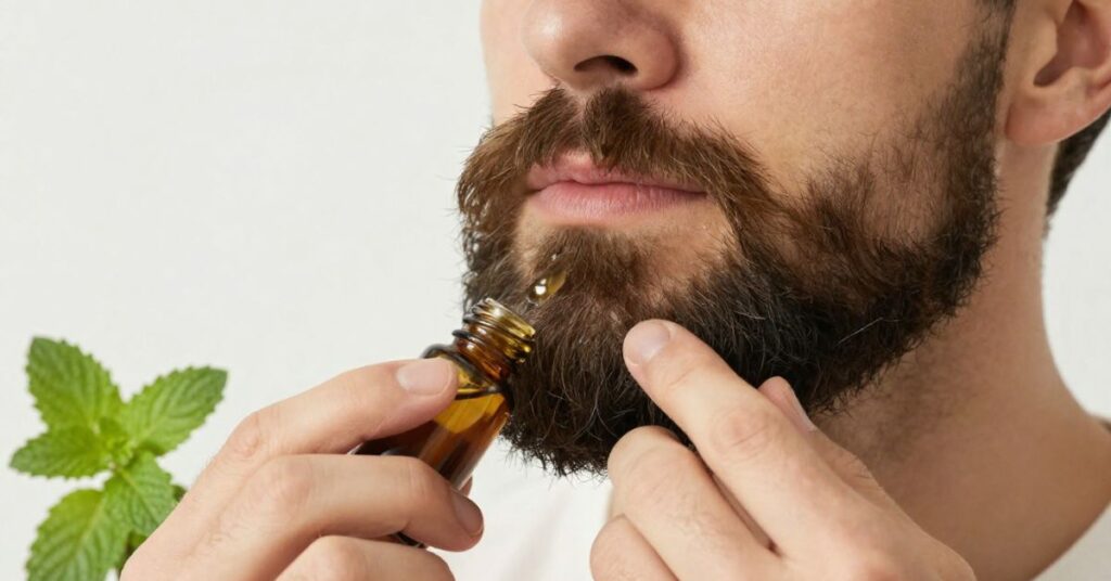 Spearmint Oil for Facial Hair