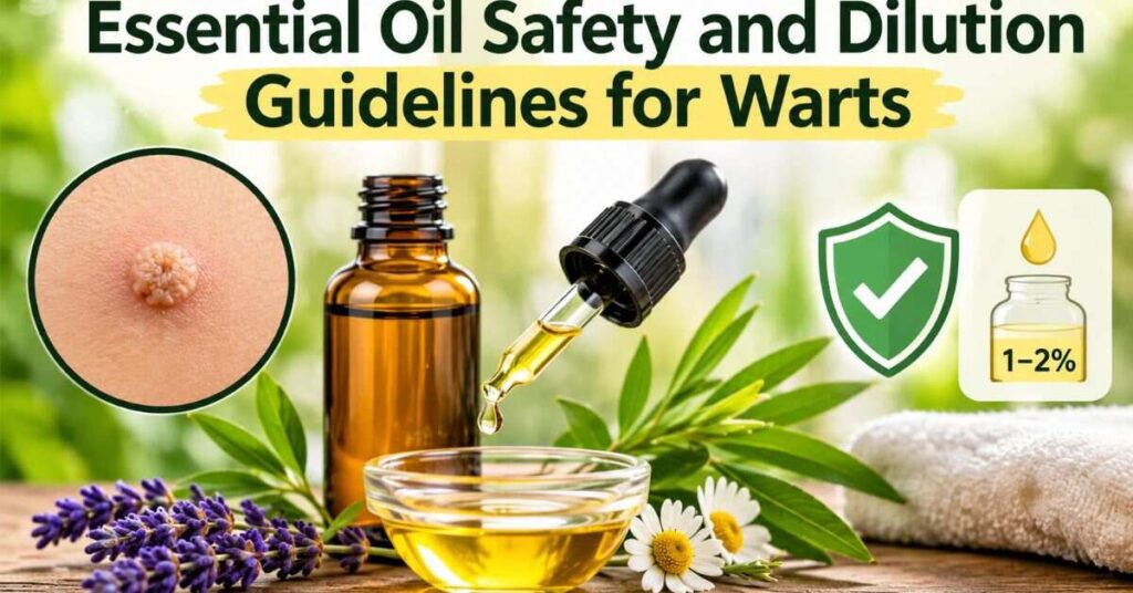 Essential Oil Safety and Dilution Guidelines for Warts