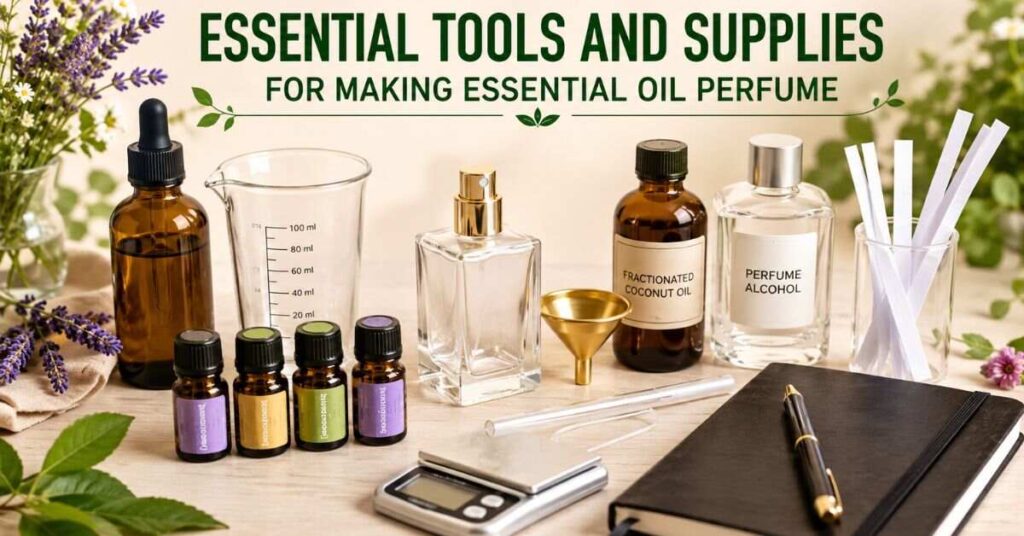 Essential Tools and Supplies for Making Essential Oil Perfume