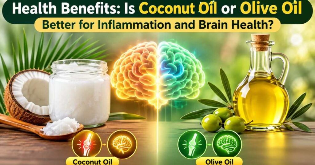 Health Benefits: Is Coconut Oil or Olive Oil Better for Inflammation and Brain Health?