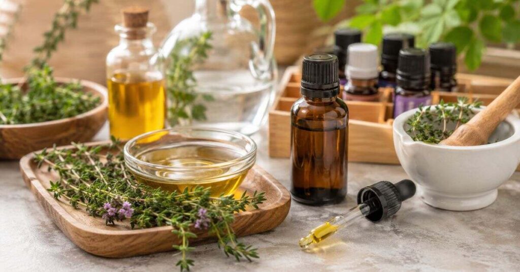 What Goes with Thyme Essential Oil