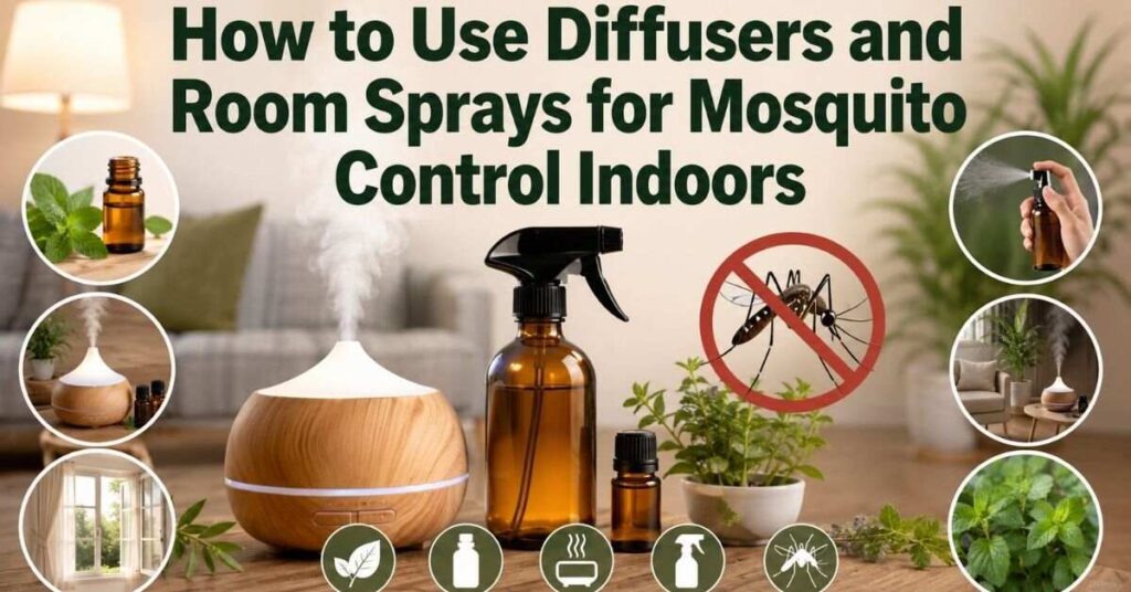 How to Use Diffusers and Room Sprays for Mosquito Control Indoors