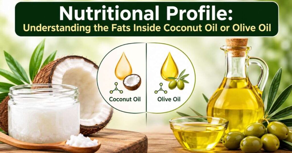 Nutritional Profile: Understanding the Fats Inside Coconut Oil or Olive Oil