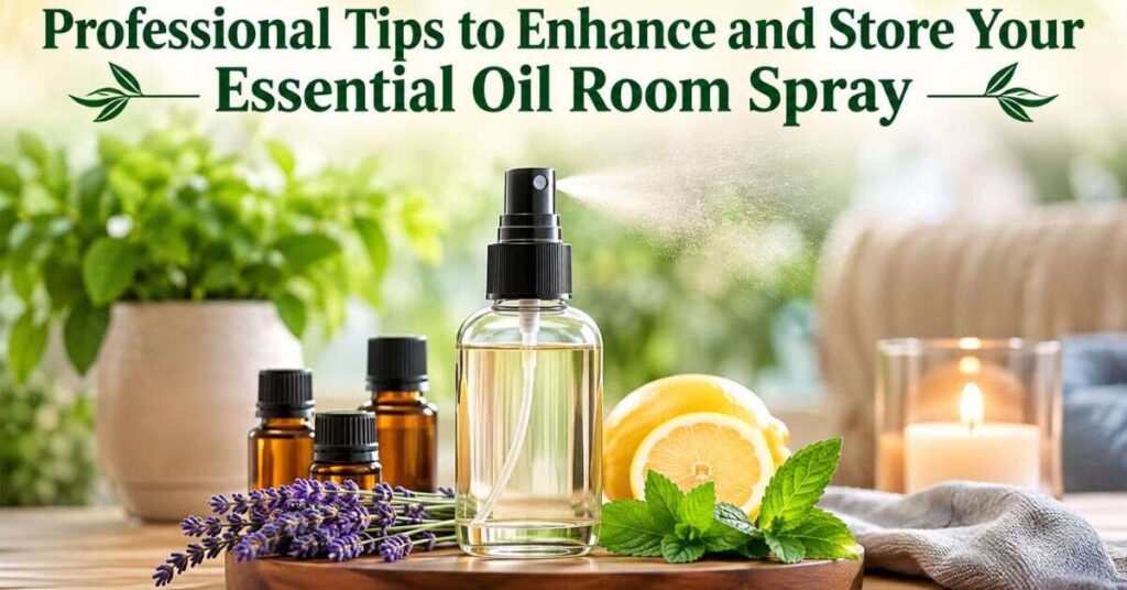 Professional Tips to Enhance and Store Your Essential Oil Room Spray
