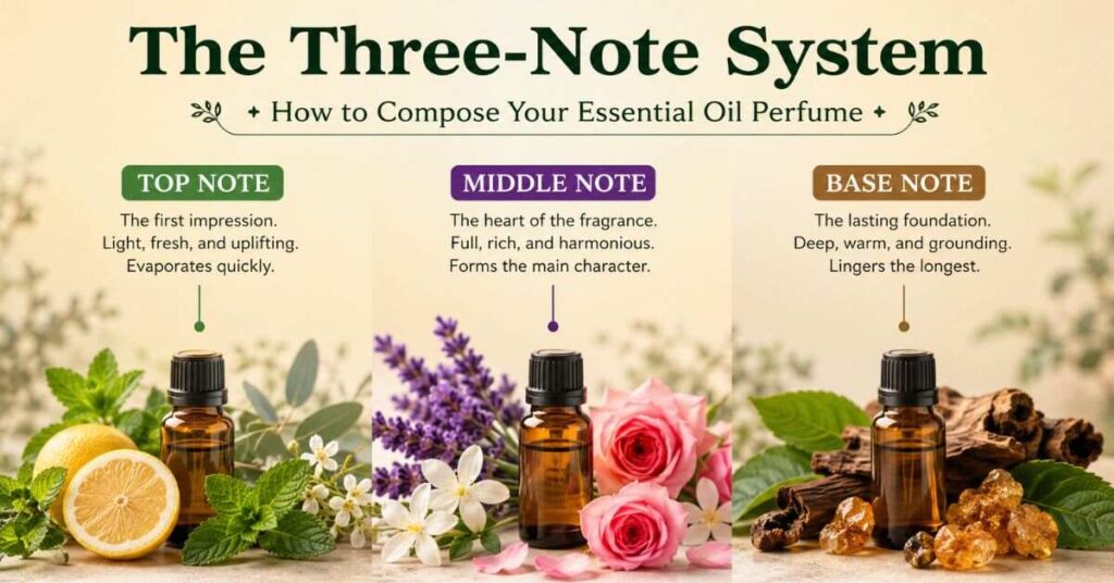 The Three-Note System: How to Compose Your Essential Oil Perfume