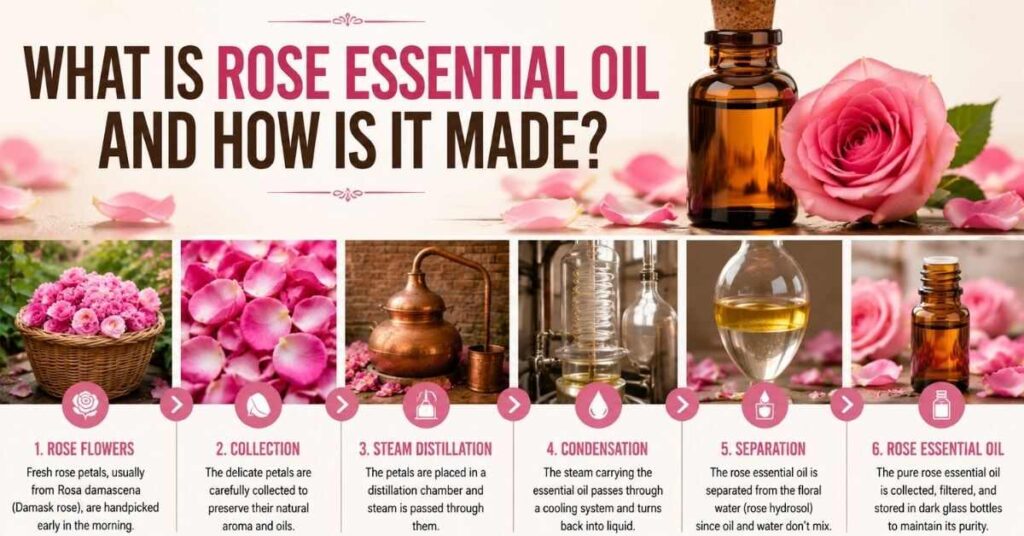 What is Rose Essential Oil and How is it Made?