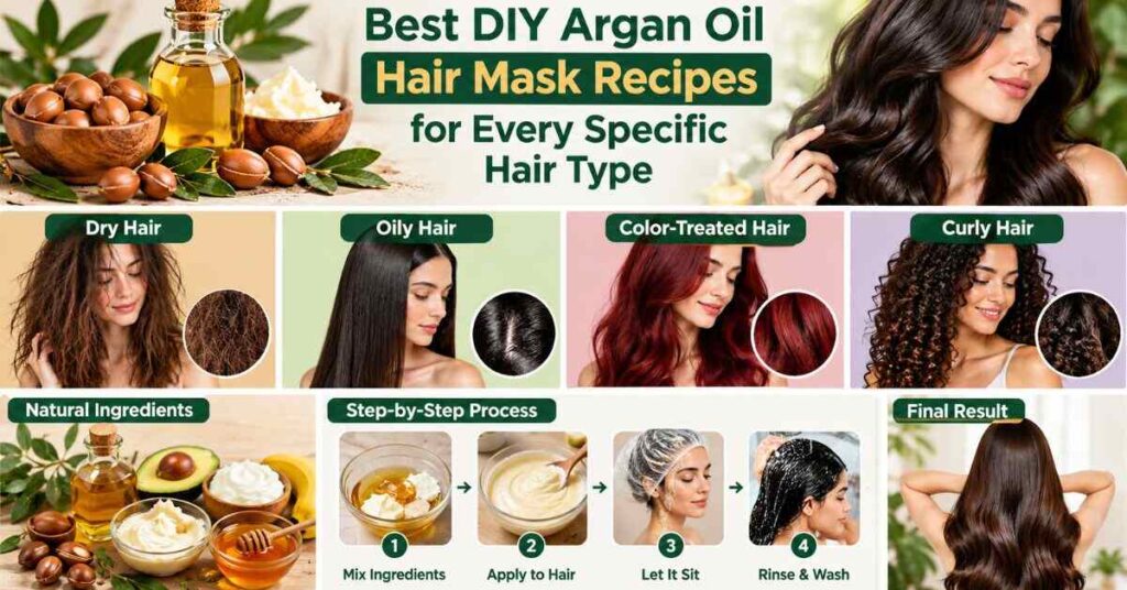Best DIY Argan Oil Hair Mask Recipes for Every Specific Hair Type