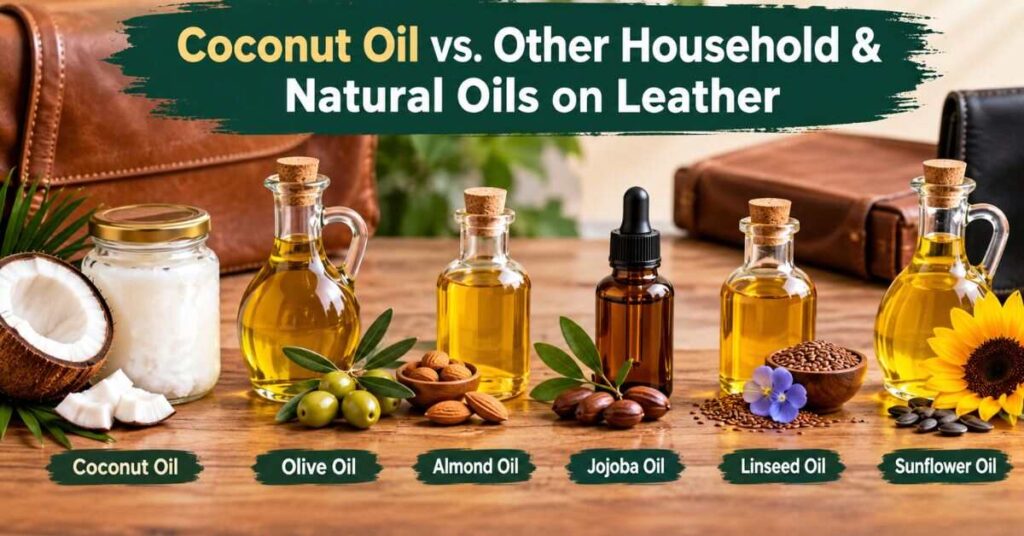 Coconut Oil vs. Other Household & Natural Oils on Leather