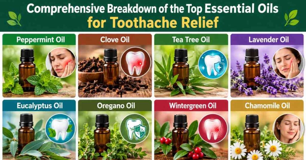 Comprehensive Breakdown of the Top Essential Oils for Toothache Relief
