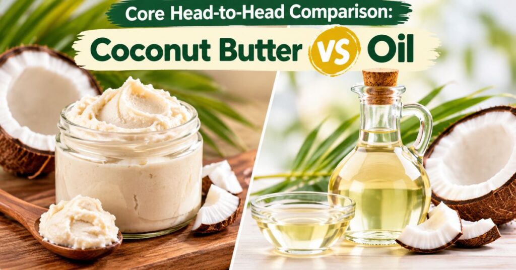 Core Head-to-Head Comparison: Coconut Butter vs Oil