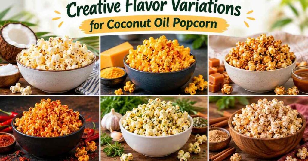 Creative Flavor Variations for Coconut Oil Popcorn