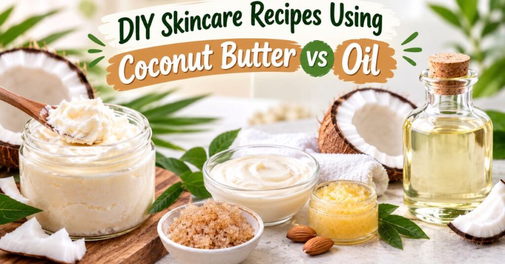 DIY Skincare Recipes Using Coconut Butter vs Oil