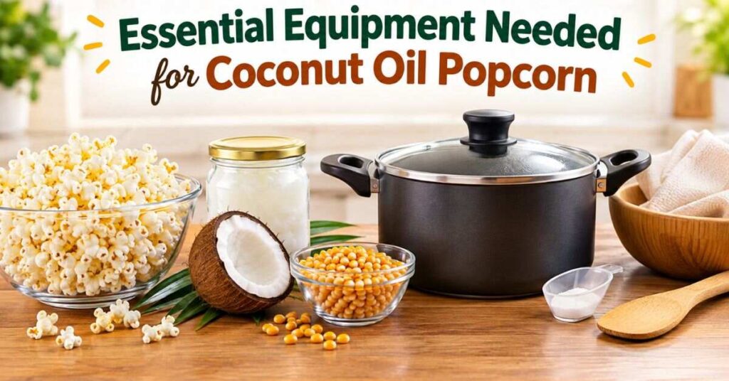 Essential Equipment Needed for Coconut Oil Popcorn