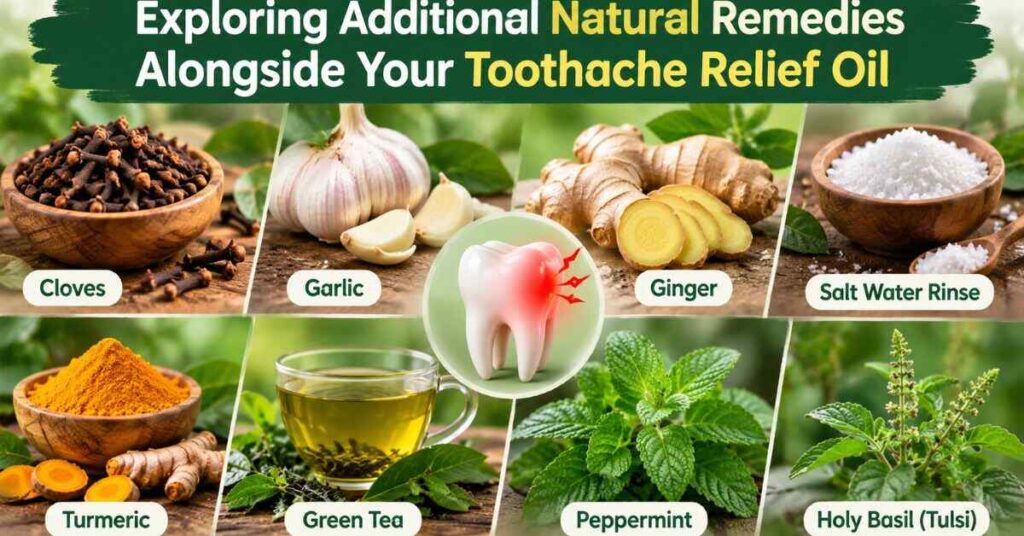 Exploring Additional Natural Remedies Alongside Your Toothache Relief Oil