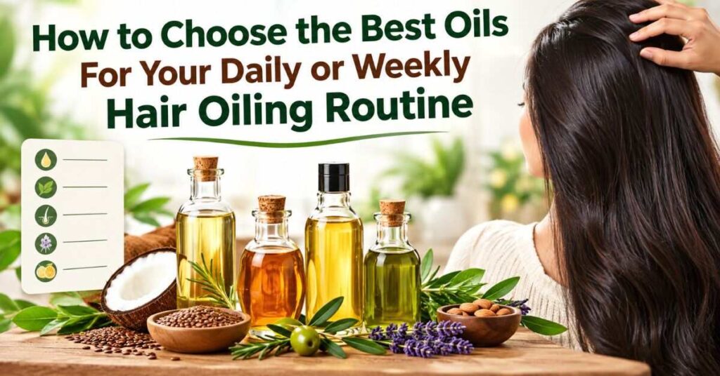 How to Choose the Best Oils for Your Daily or Weekly Hair Oiling Routine