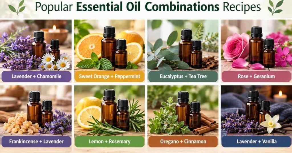 Popular Essential Oil Combinations Recipes