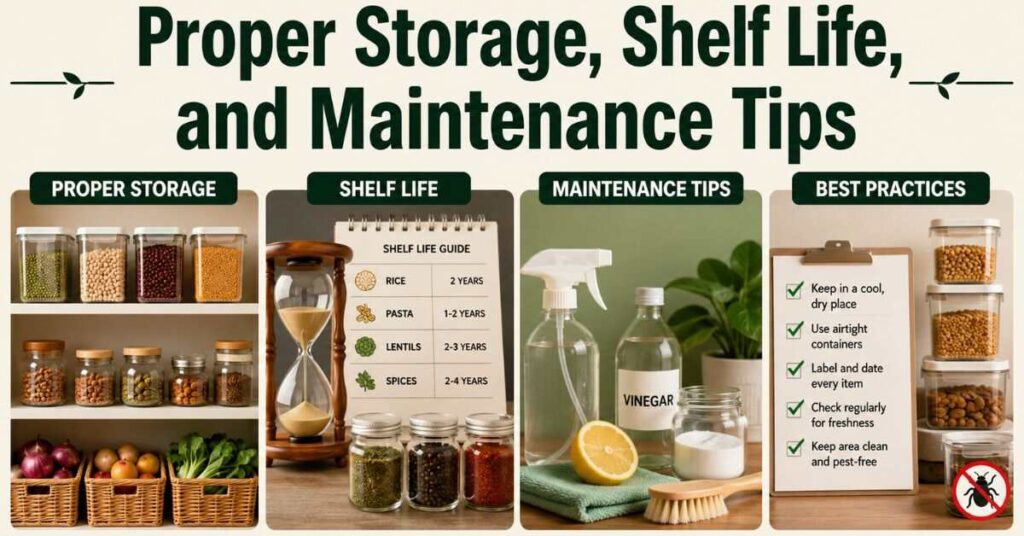 Proper Storage, Shelf Life, and Maintenance Tips