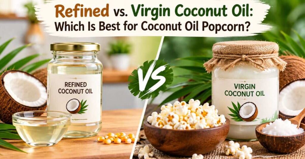 Refined vs. Virgin Coconut Oil: Which Is Best for Coconut Oil Popcorn?