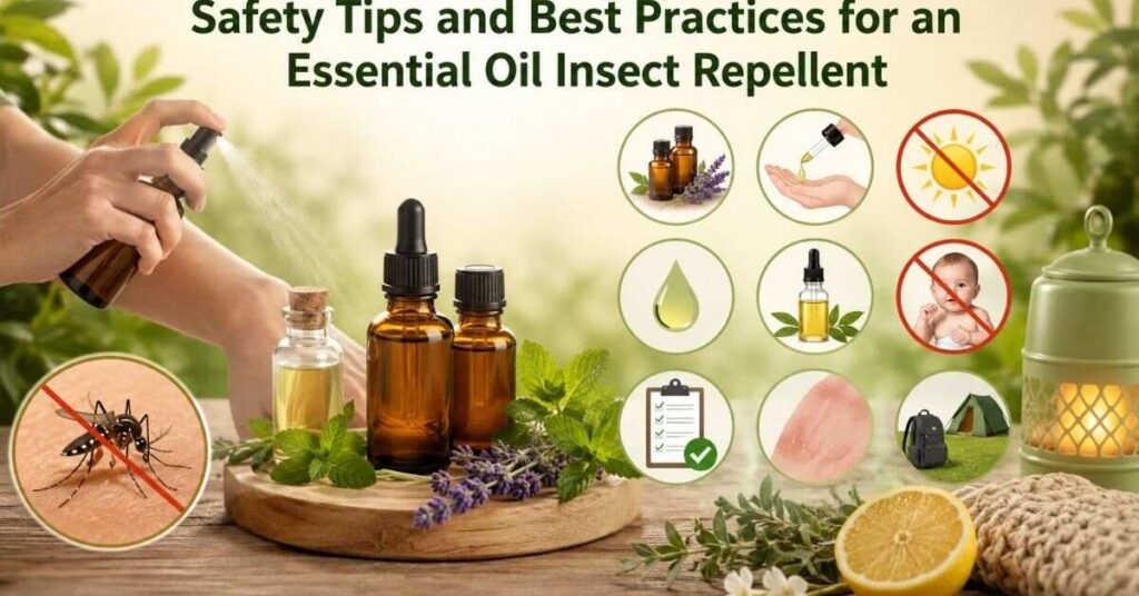 Safety Tips and Best Practices for Natural Bug Spray