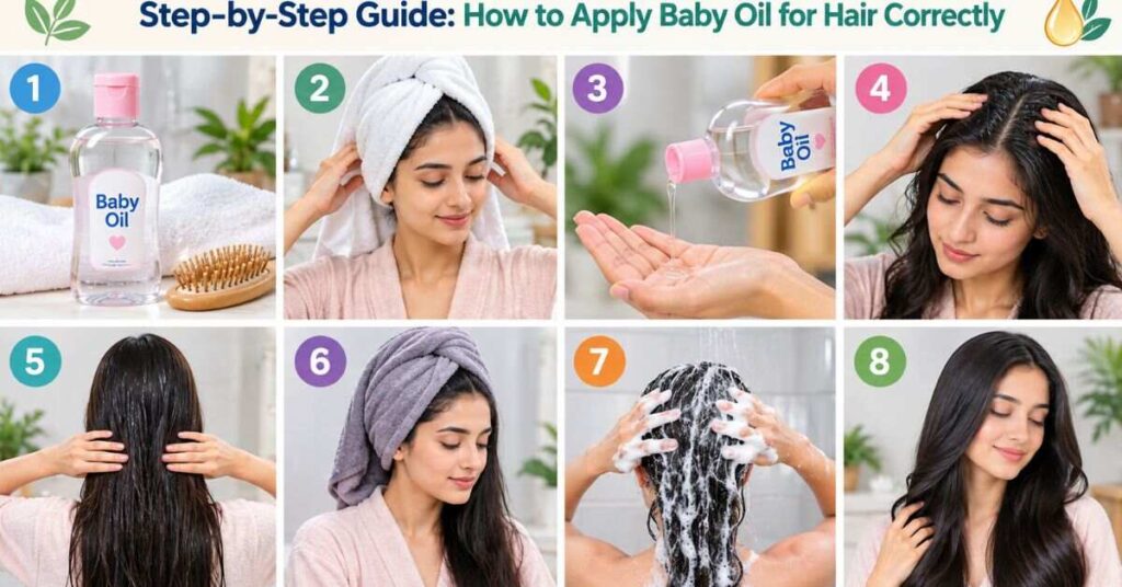 Step-by-Step Guide: How to Apply Baby Oil for Hair Correctly