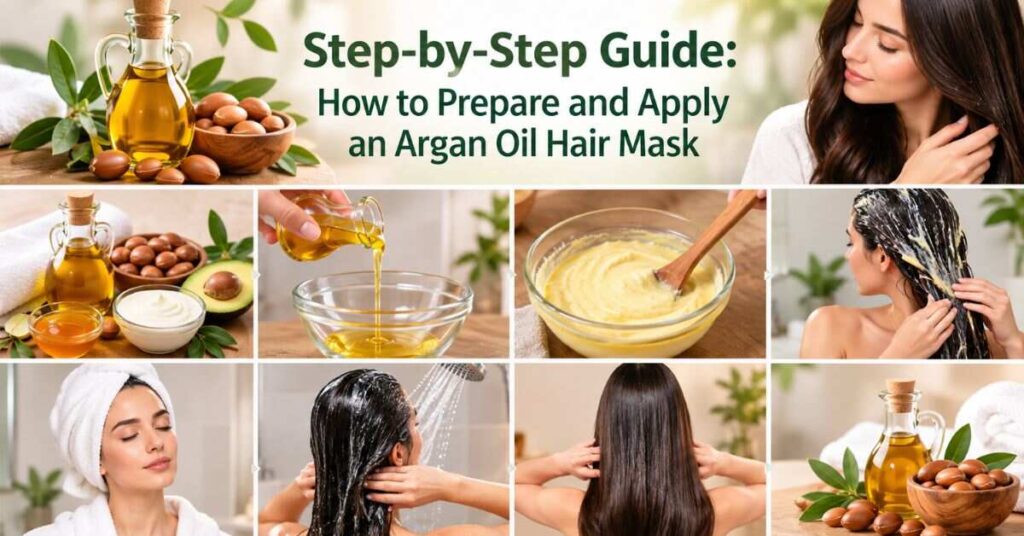 Step-by-Step Guide: How to Prepare and Apply an Argan Oil Hair Mask