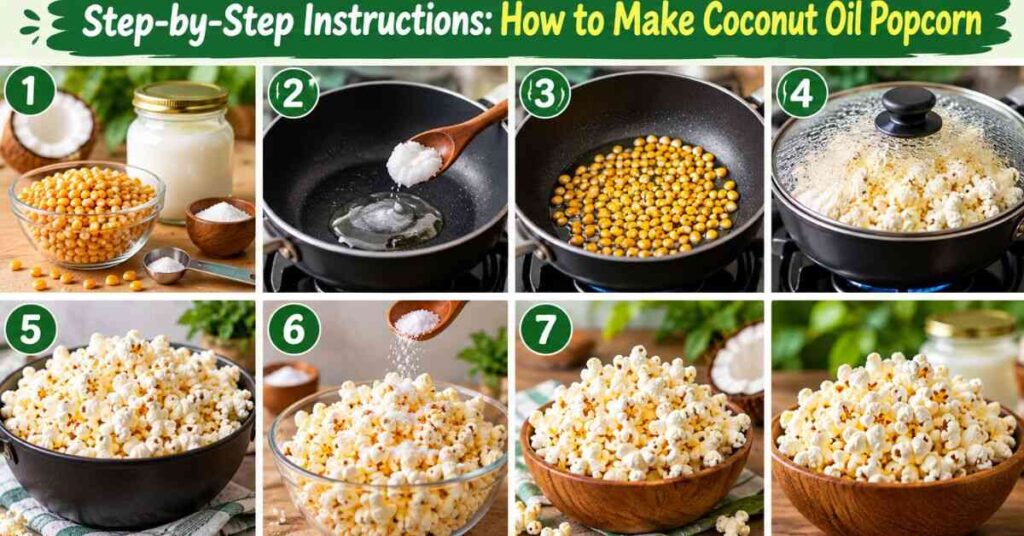 Step-by-Step Instructions: How to Make Coconut Oil Popcorn