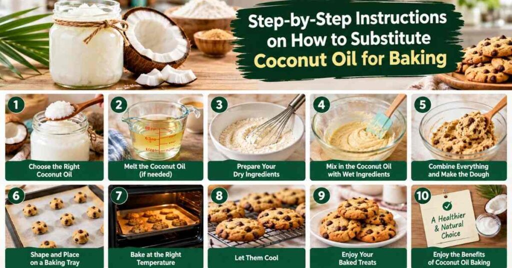 Step-by-Step Instructions on How to Substitute Coconut Oil for Baking