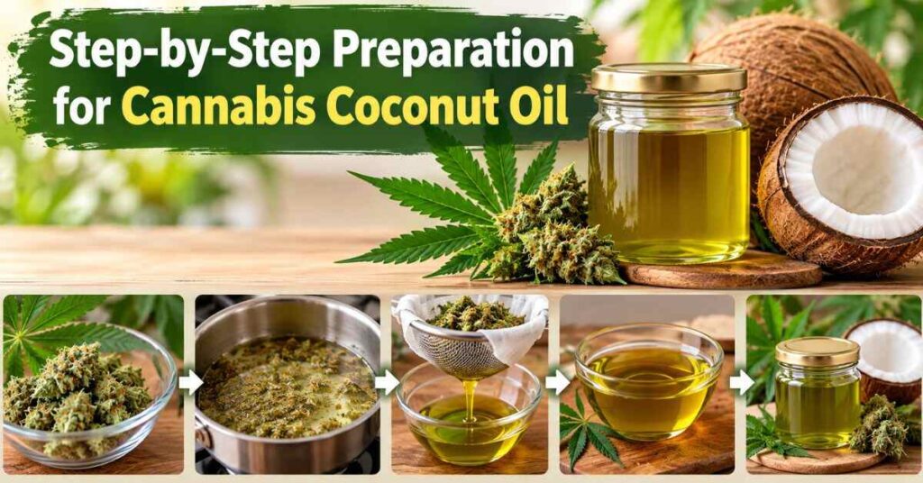 Step-by-Step Preparation for Cannabis Coconut Oil