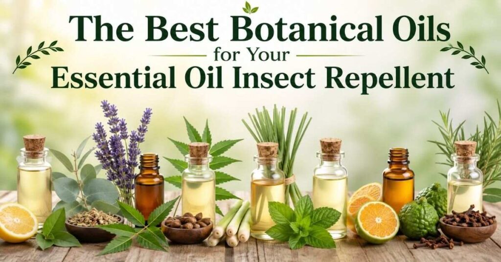 The Best Botanical Oils for Your Essential Oil Insect Repellent