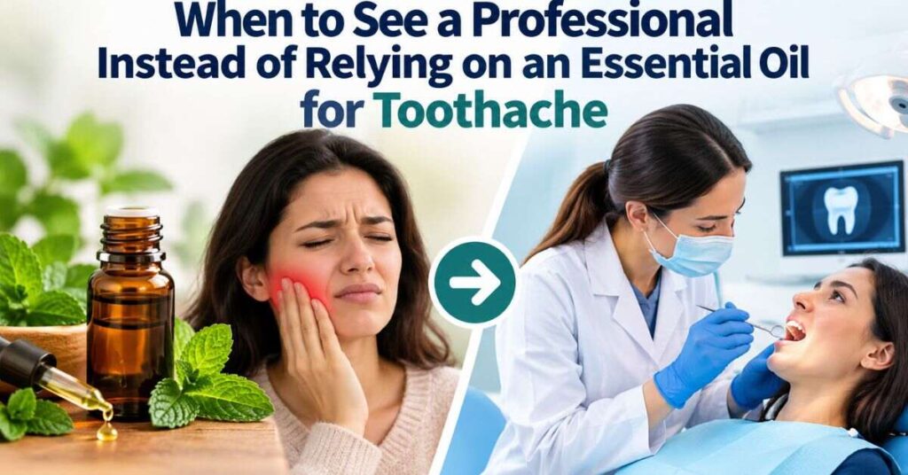 When to See a Professional Instead of Relying on a Plant Extract for Oral Discomfort